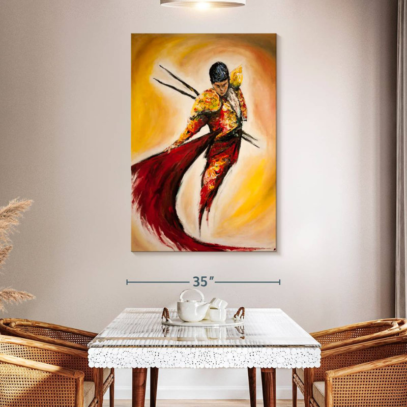 Leisha The Matador, 51" H x 34" W