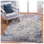 PAYAS Collection Vintage Distressed Area Rug - Stain Resistant, Non-Shedding Traditional Carpet for Living Room & Bedroom