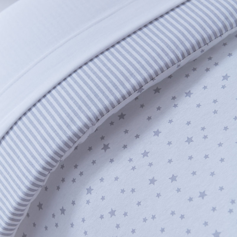 No Subject Toddler Sheet, Grey