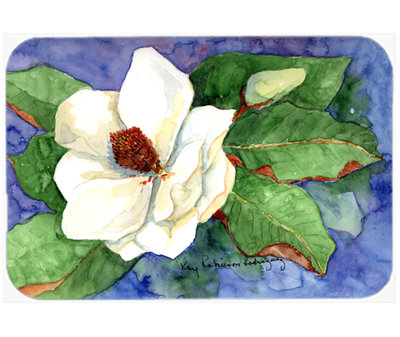 Magnolia Flower Glass Cutting Board