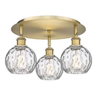 Ambrosane Glass Flush Mount