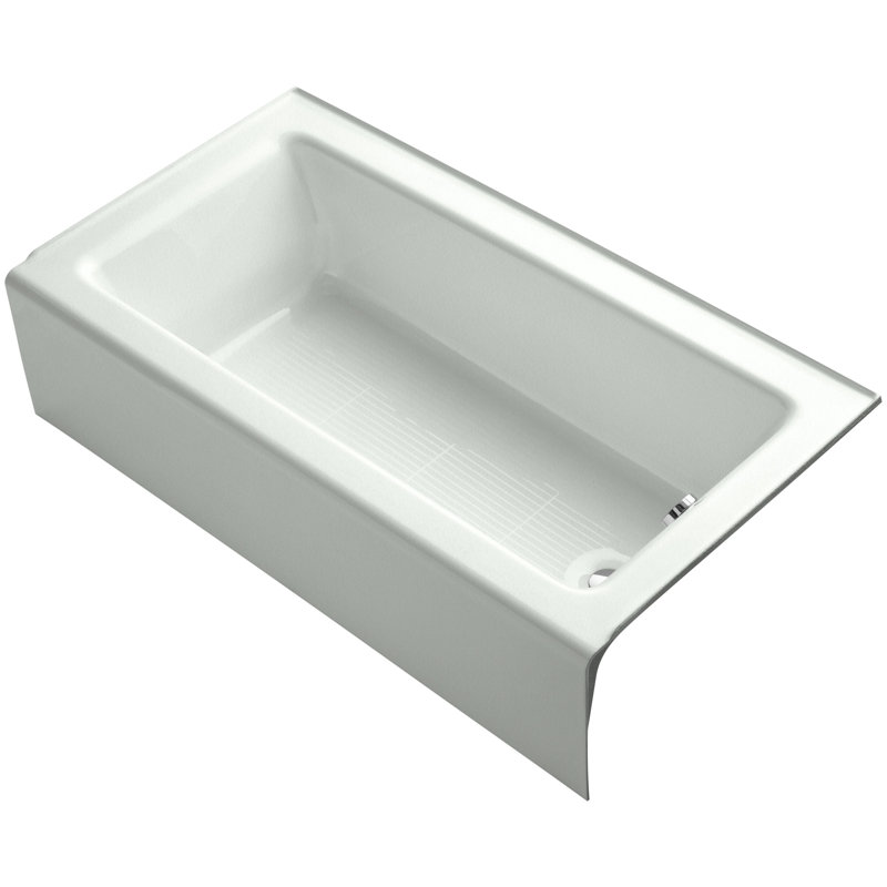 Bellwether 60" x 32" Soaking Bathtub, Sea Salt, Right