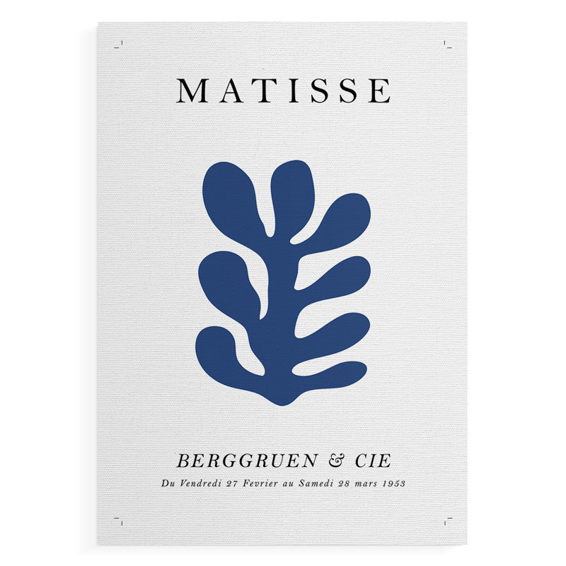 Matisse CCXCVIII Framed Print -Canvas Print Only - NOT FRAMED, 48" H x 32" W