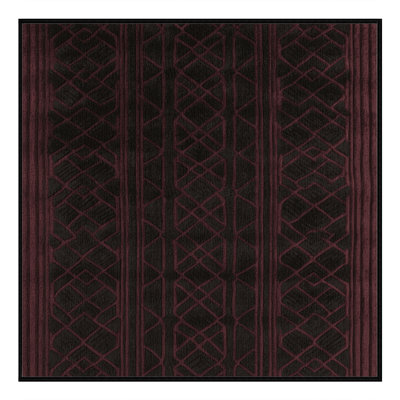 Machine Washable Trellis Brown Area Rug