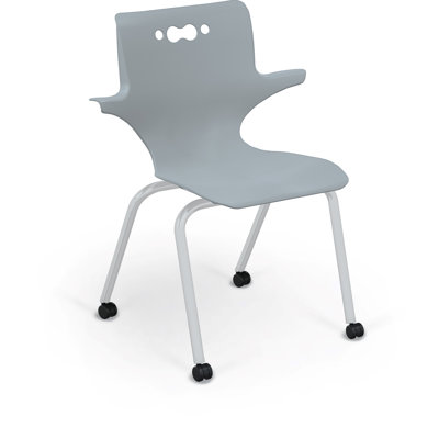 Hierarchy Stacking Classroom Chair with Wheels