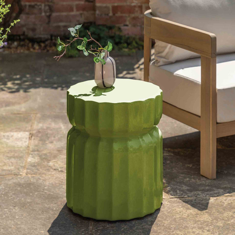 Cirella Side Table 400x400x450mm, Verde
