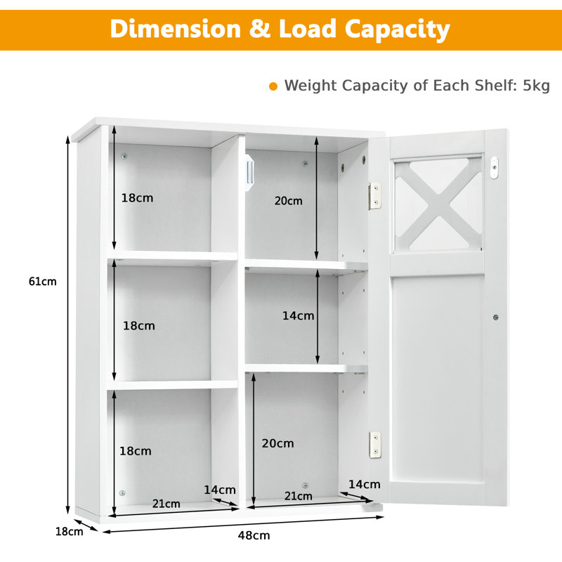 Tidwell Wall Bathroom Cabinet