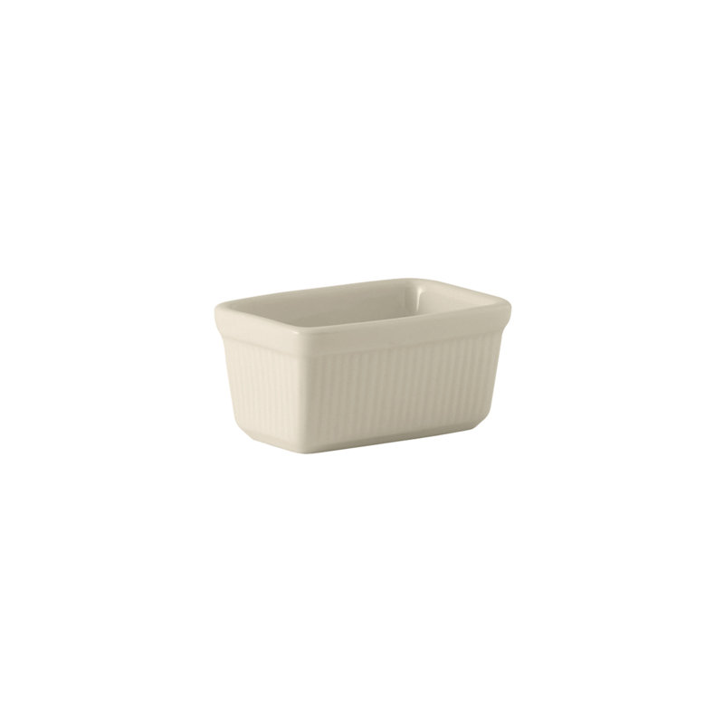 Duratux Ceramic Sugar Packet Caddy, Eggshell White