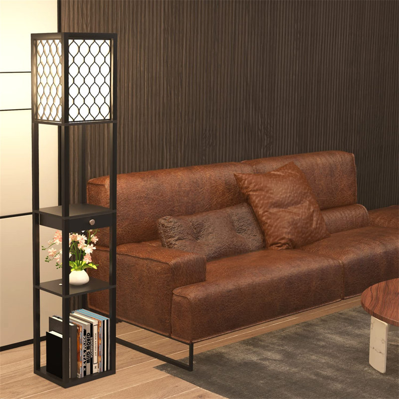 URBNLIVING 160cm Task Floor Lamp, Black