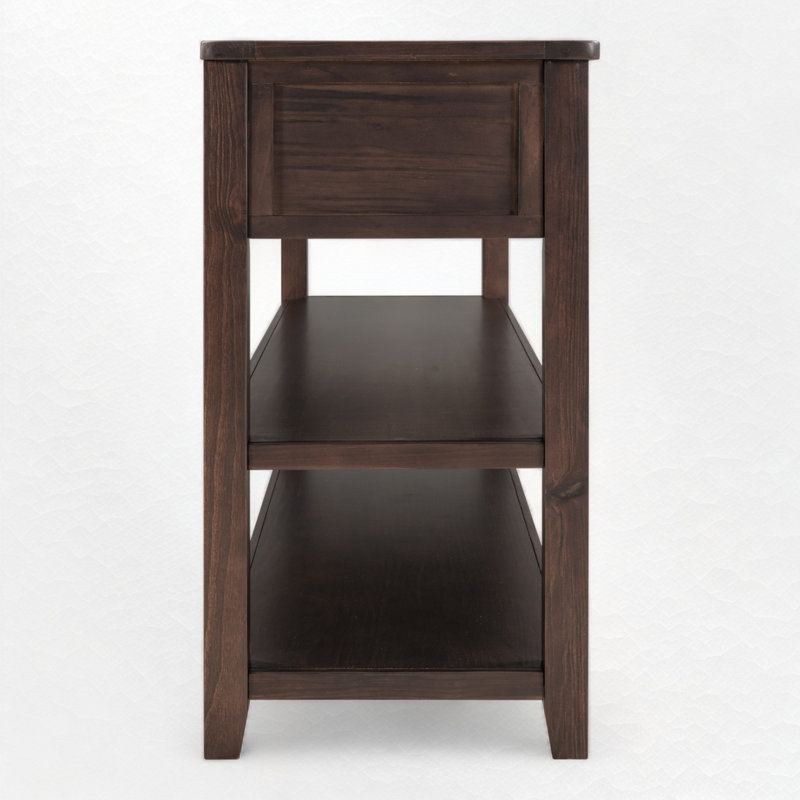 Console Cabras, Bois espresso, Espresso Bois Incorrect, H 30 po x l 50 po x P 16 po