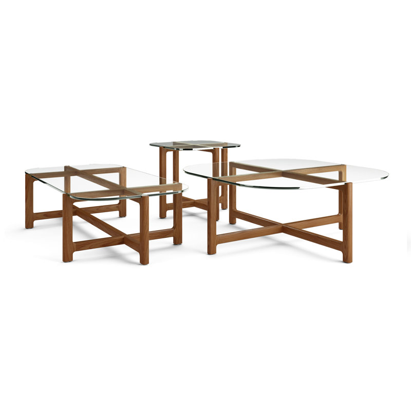 Quarry Coffee Table, Vintage Smoke Performance, Walnut