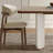 French Minimalist Rectangle Marble Table-1647896786