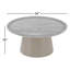 Table basse Frony en marbre blanc