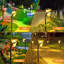 Lumières de jardin extérieures Huotian à DEL, autonomie élevée, imperméable, 9 modes d'éclairage, cadeau de la fête des Mères (ensemble de 2)