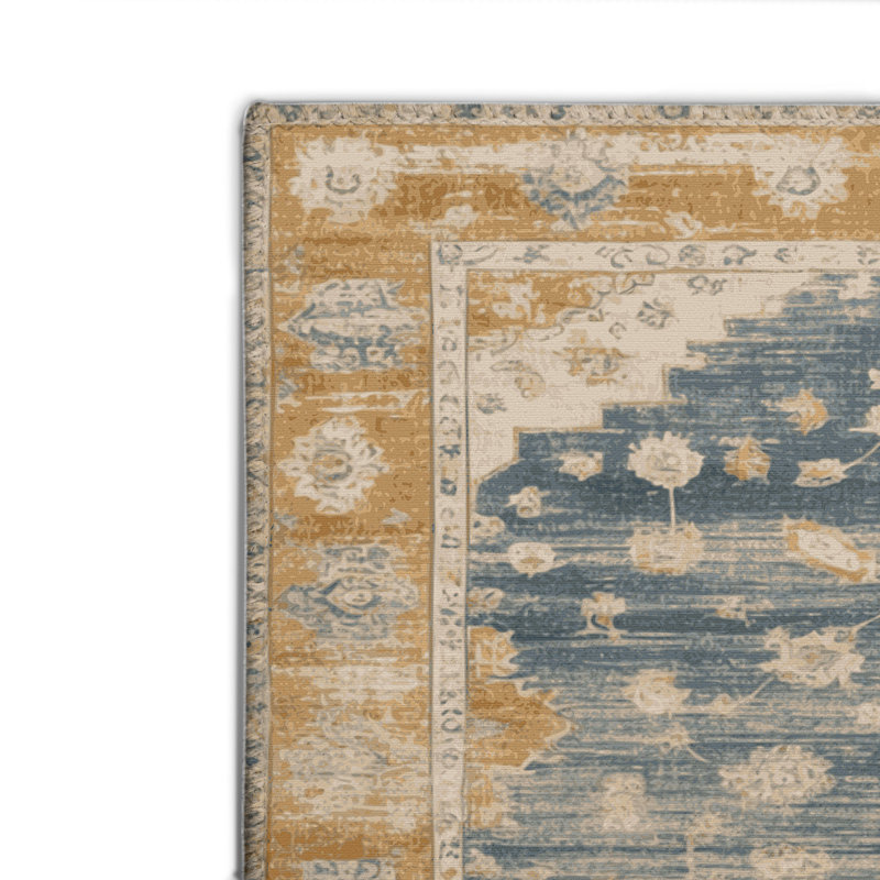 Tapis intérieur et extérieur brun Overdyed, Rectangle 4pi x 6 pi