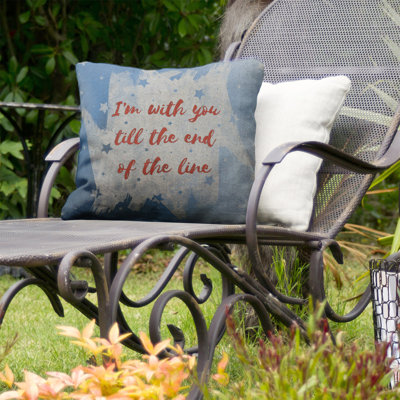 Loyal Heroism Indoor/Outdoor Throw Pillow