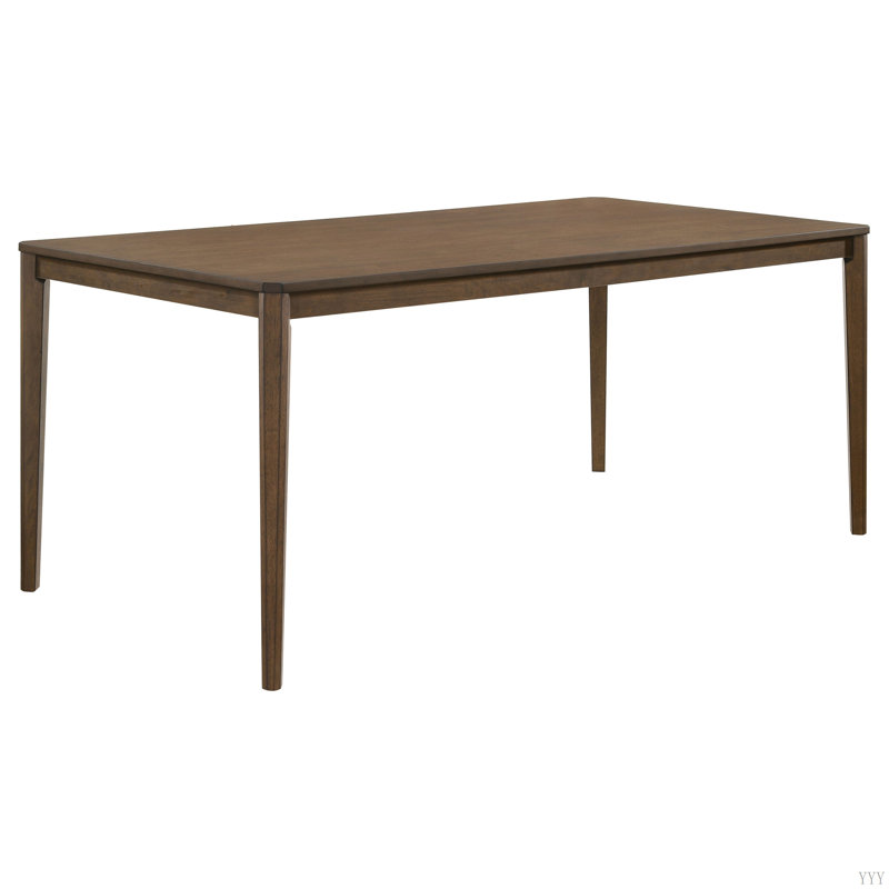 Breckenridge Walnut Rectangular Wood Dining Table
