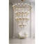 Lustre classique clair avec accents en verre Light Jazariah, miel vénitien Kaplan-86825295-86825296-131265442