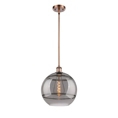 Ballston Bienes 1 Light Stem Hung Pendant-516-G556