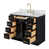 Black Oak / Satin Brass is out of stock