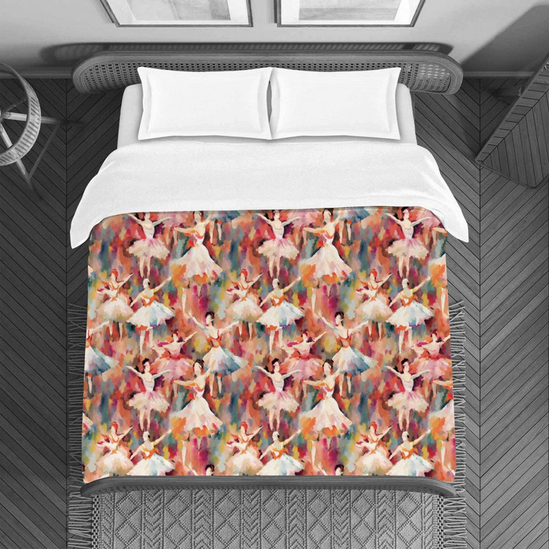 Cheerleading Cute Duvet Cover, Queen Duvet Cover