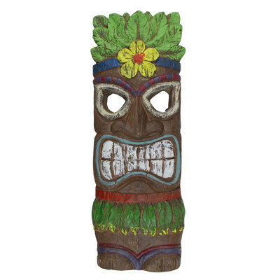 Décoration murale 19 po Tiki Angry Man