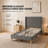 Eriksay Low Profile Upholstered Platform Bed with Wingback Headboard-1683457366-1683457356