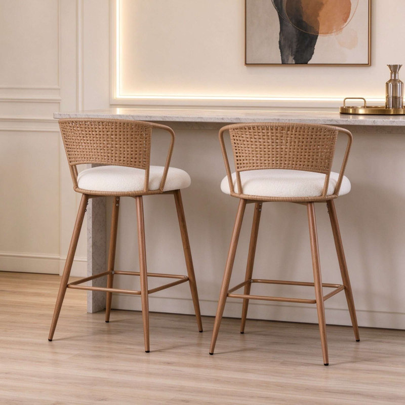 Upholstered Counter Stool, 2