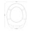 Downtown Soft Close Round Standard Toilet Seat