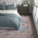 Greear Oriental Navy/Ice Blue/Grass Green Area Rug