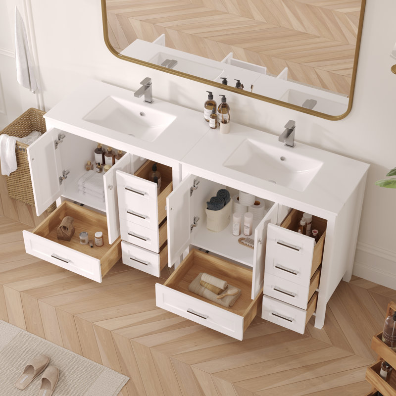  Meuble-lavabo simple 36 po avec plateau en céramique