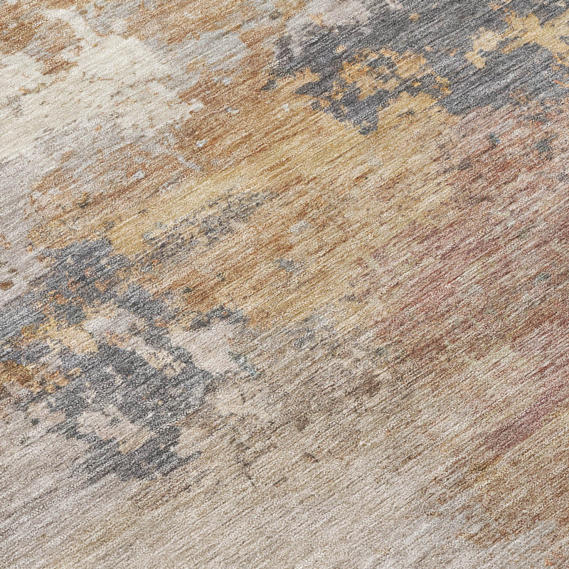 Machine Washable Indoor/Outdoor Jadiel ACN2367 Abstract Rug, Rectangle 10' x 14'