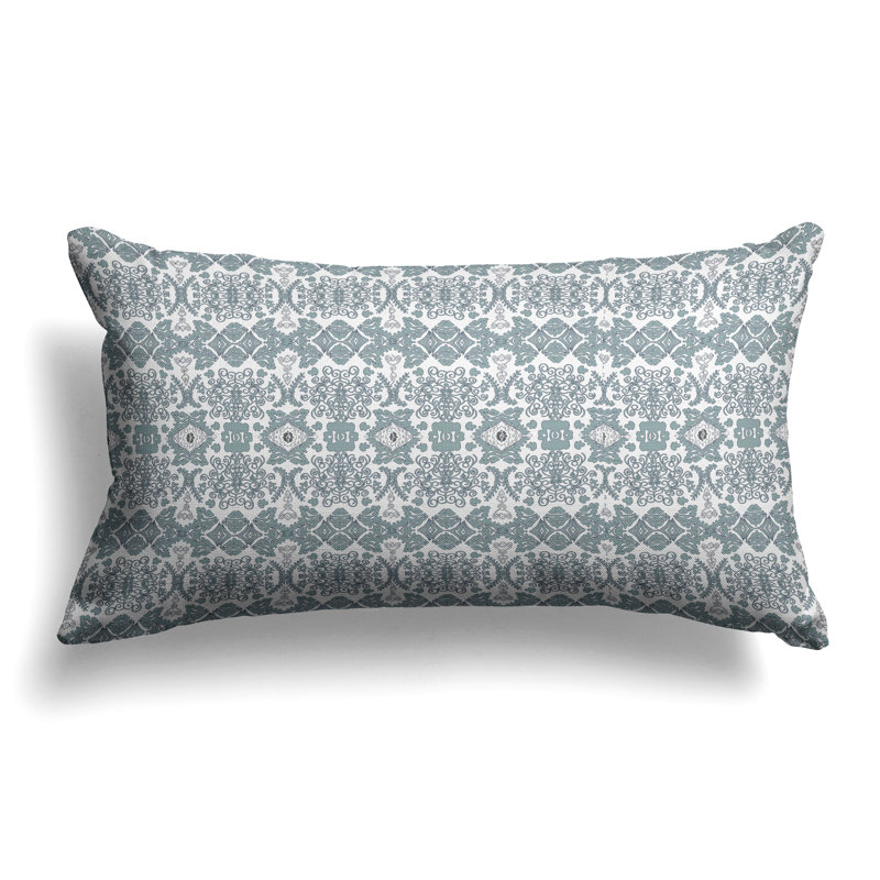 Coussin Taj Garden, Vert / Gris