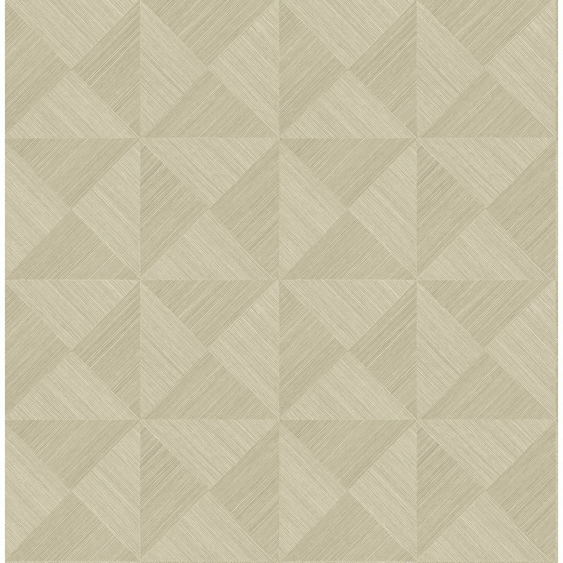Geometric Vinyl Peel & Stick Wallpaper Roll, Khaki