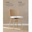 Chaise de salle à manger à dossier en rotin de 18,1 po de hauteur (ensemble de 2)-582906490-582906489-582906491