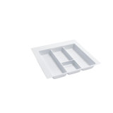 Rev-A-Shelf GUT-18W-52 Plastic Compartment Utility Tray Insert Organizer, White