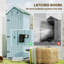 Outsunny Small Shed Wooden Garden Shed-677512244