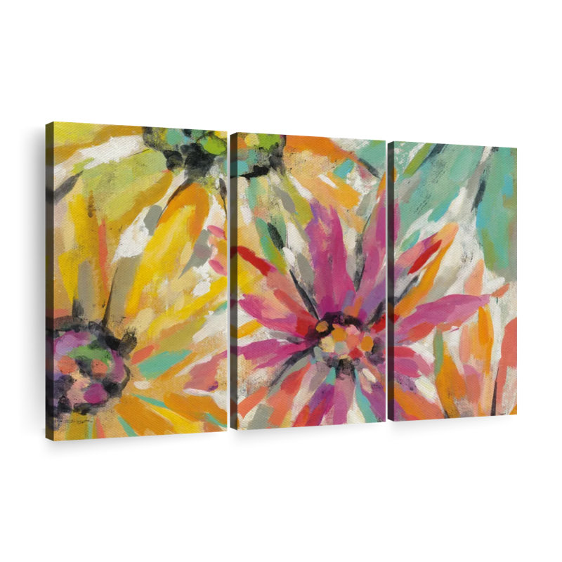 " Abstracted Petals II ", 20" H x 33" W x 1.25" D
