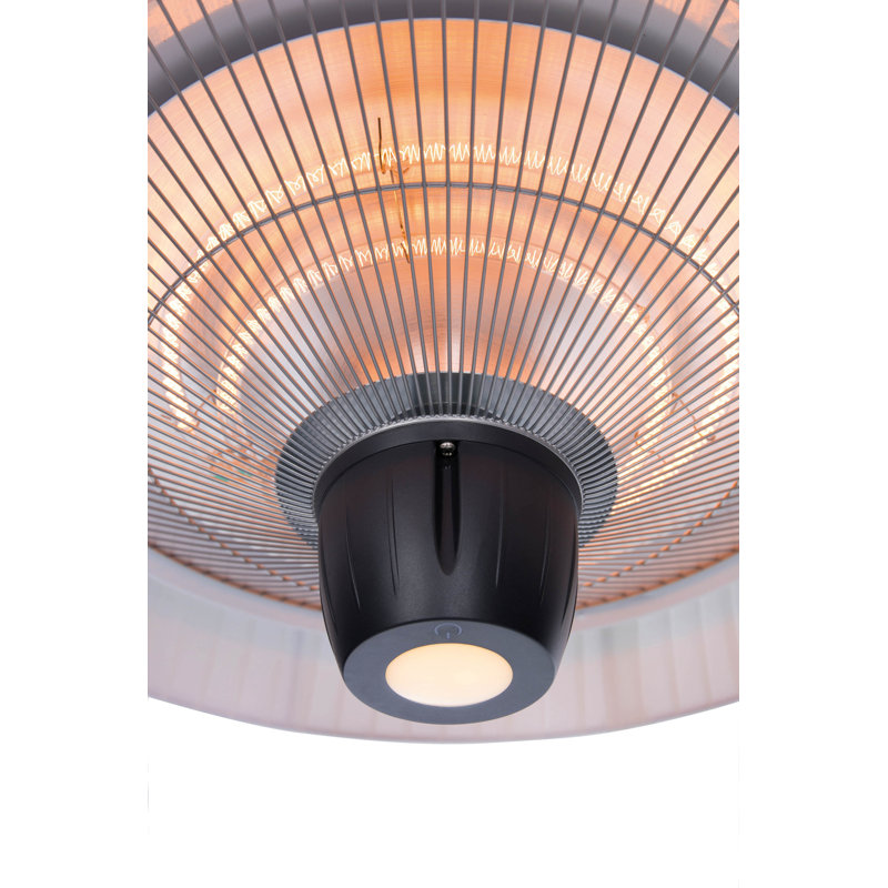 Artix Electric Hanging Patio Heater, White