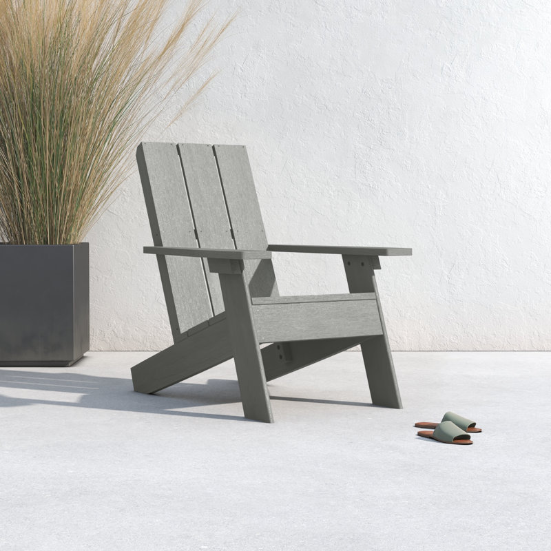 Byrnes Outdoor Adirondack Chair, Coastal Teak