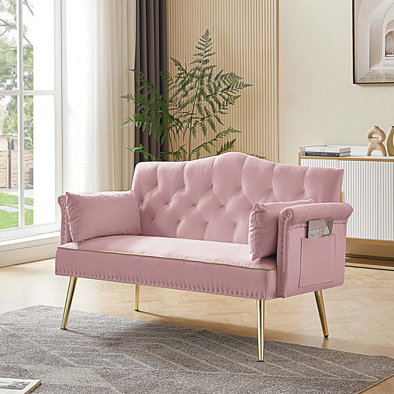 2 Seater Sofa, Pink