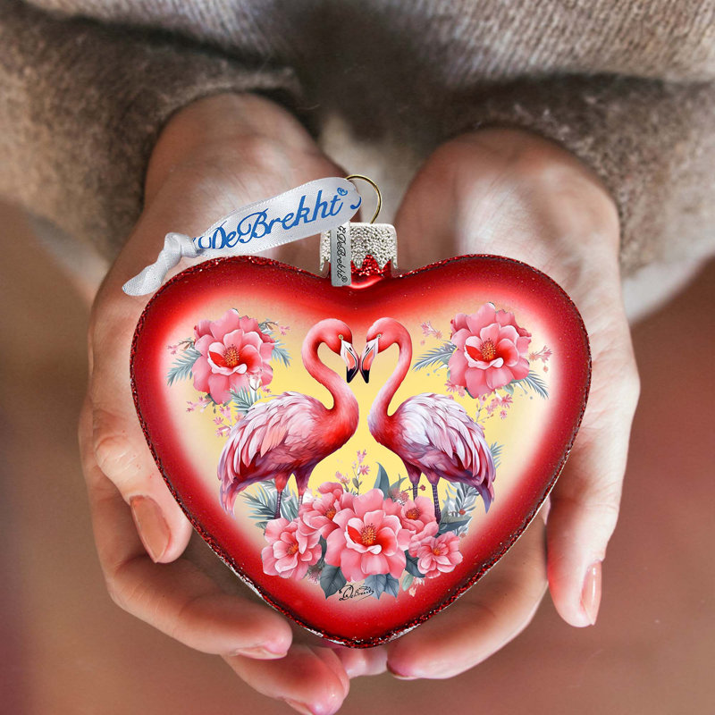 3.5'' Glass Hanging Figurine Ornament