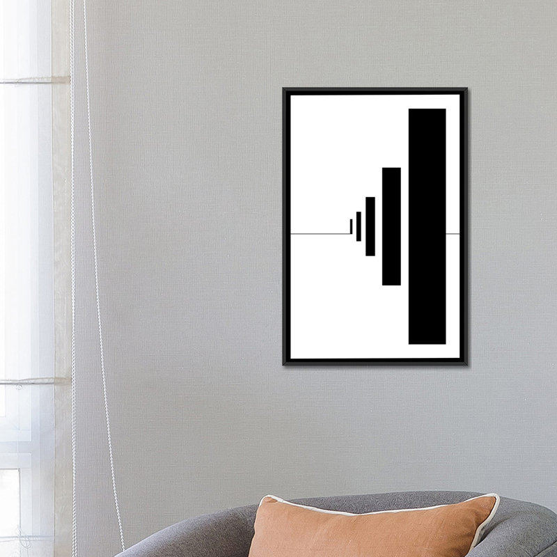 « quelque chose dans l’nulle », reproduction d’impression sur toile, H 26 po x l 18 po x P 1,5 po, Toile avec cadre noir