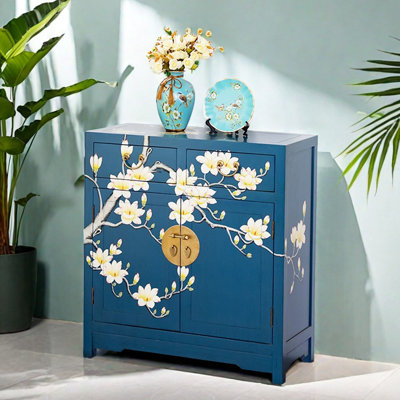 Meuble de rangement chinois en bois massif pour 8 paires de chaussures