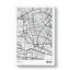 Map Berlin Germany - Wrapped Canvas-61882092