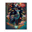 Majestic Buck In The Woods III - Horloges murales paysage animalier-406374523