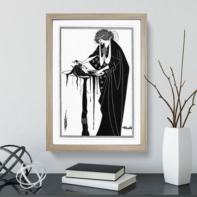 A Tragedy in Act One Vol.2 by Aubrey Beardsley - Framed Print