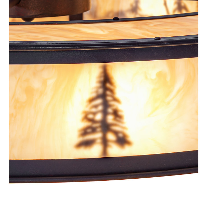 Luminaire suspendu 46 po de hauteur