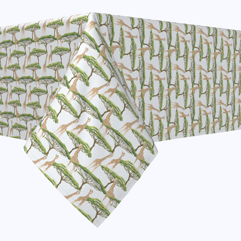 Woodside Geometric Tablecloth, 120" x 60"