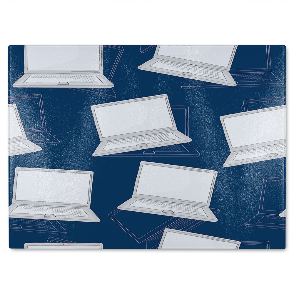 Laptops Glass Chopping Board
